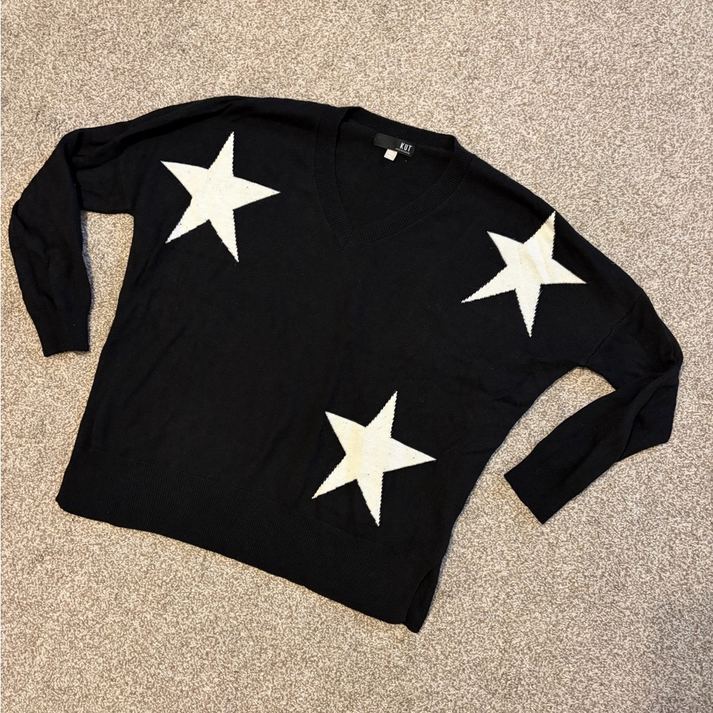 Kut from the Kloth Classic Black Sweater